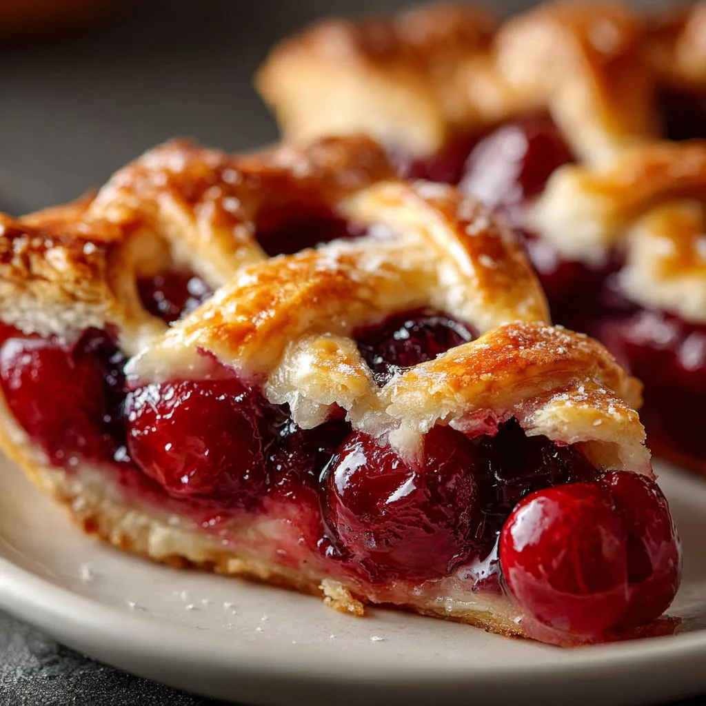 Flaky Homemade Cherry Pie: Easy Recipe