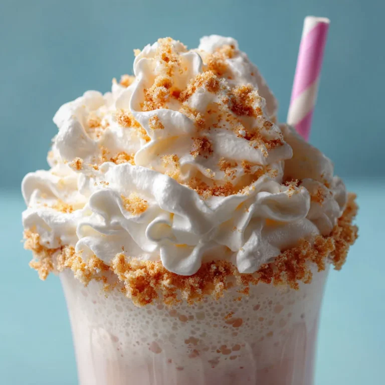 Fluffy Cotton Candy Milkshake Recipe