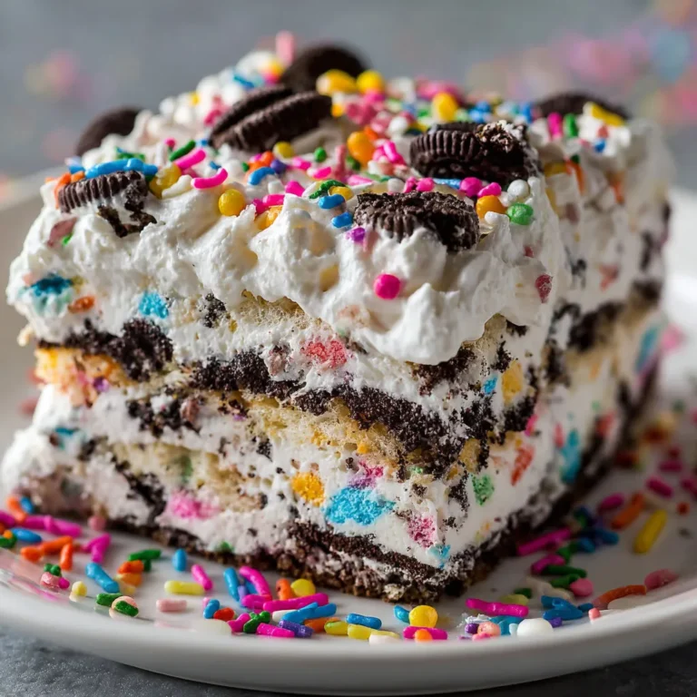 Funfetti Oreo Icebox Cake Recipe