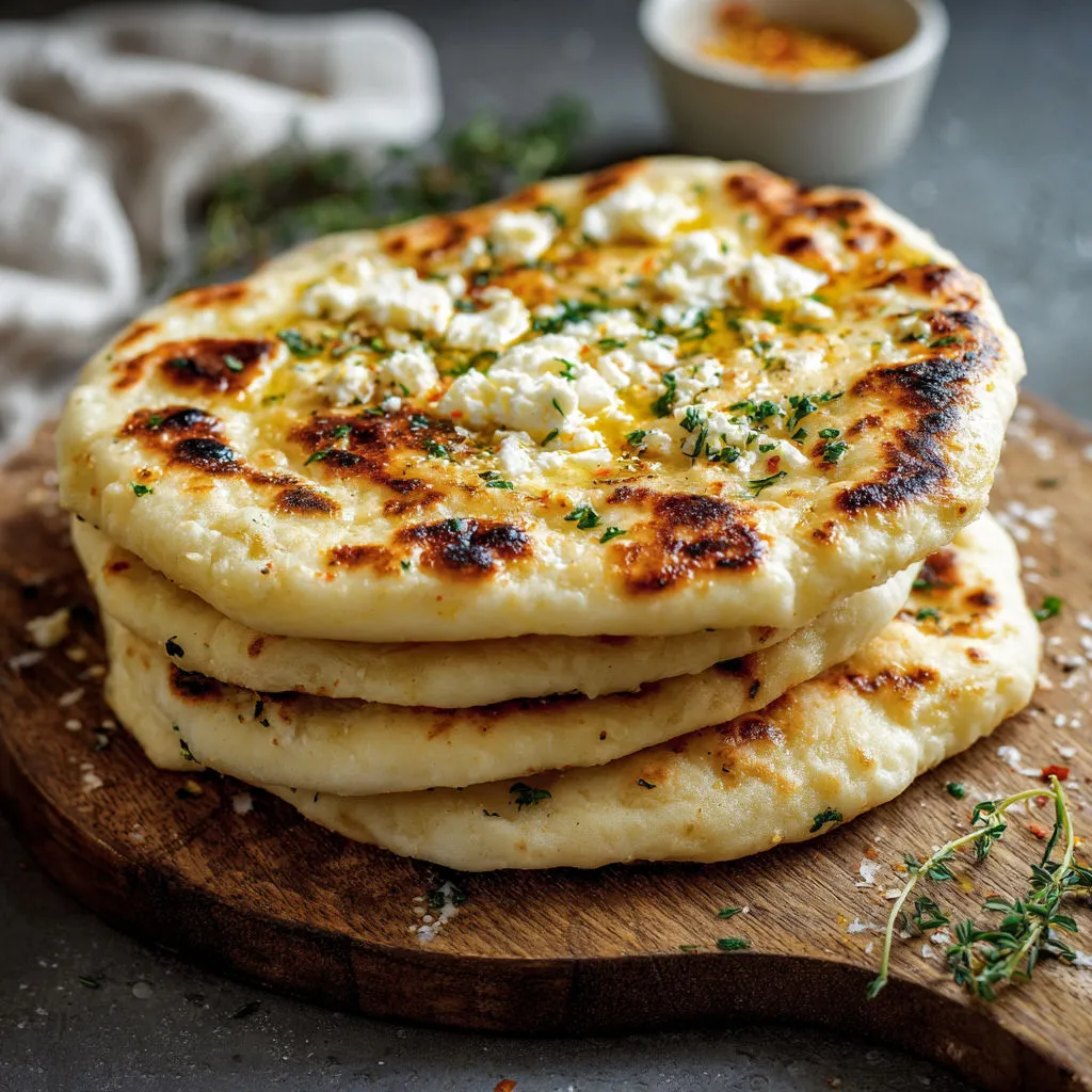Garlic Naan Recipe: Fluffy Cottage Cheese Bread