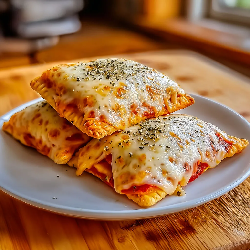 Irresistible Cheesy Pizza Pocket Recipe