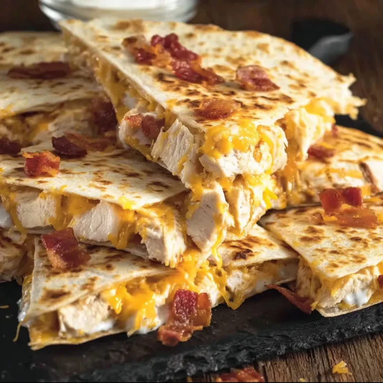 Irresistible Chicken Bacon Ranch Quesadilla Recipe