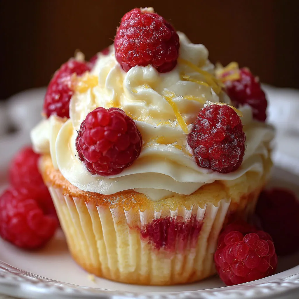 Luscious Raspberry Lemon Cupcakes: Heavenly Recipe