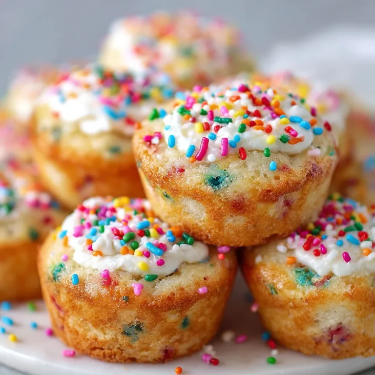 Mini Funfetti Muffins: Quick and Delightful Recipe