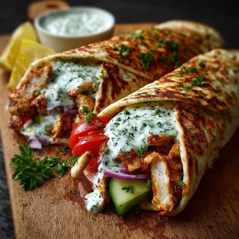 Mouthwatering Greek Chicken Yogurt Wraps: Quick & Easy Recipe