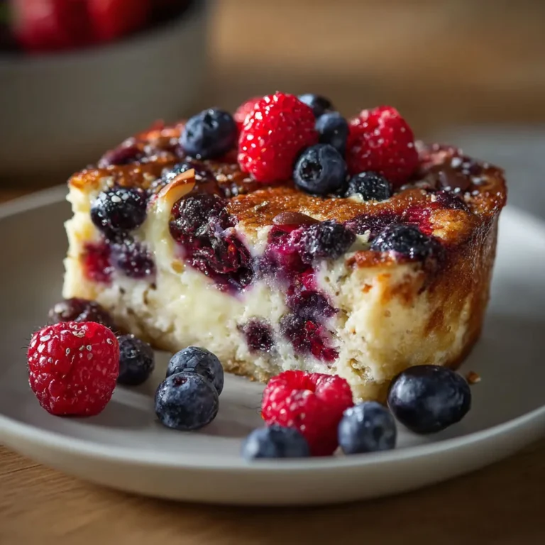 Protein-Packed Mixed Berry Baked Oats