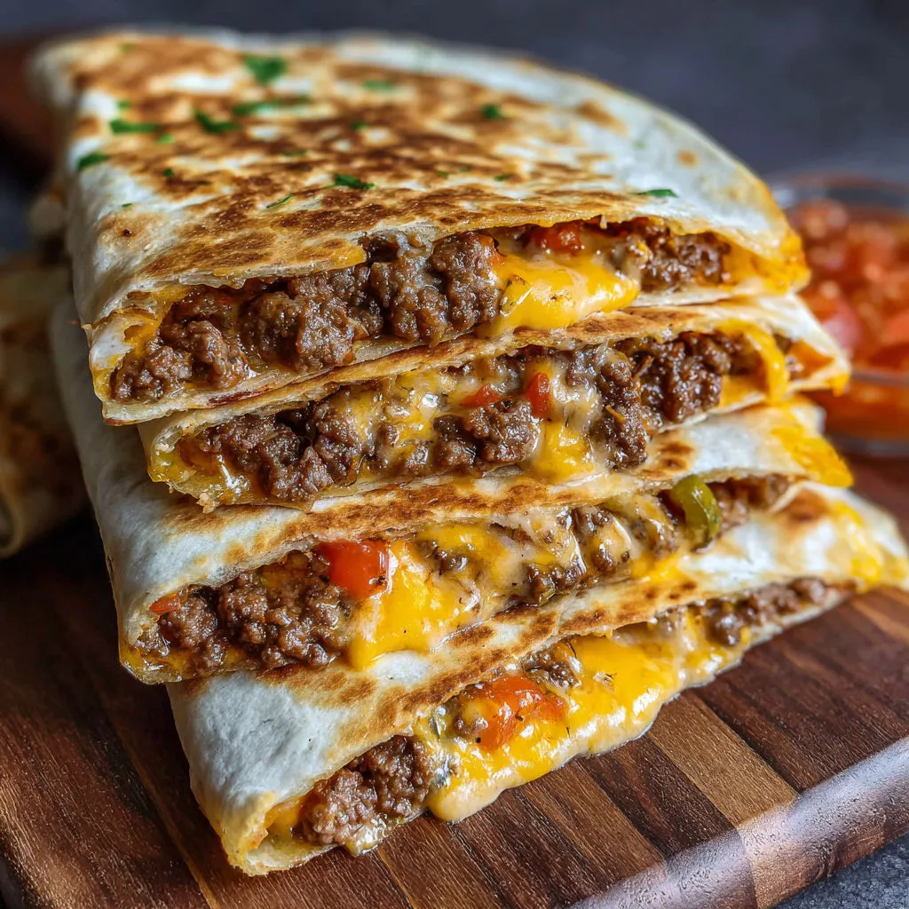 Quick and Delicious Hamburger Quesadilla Recipe
