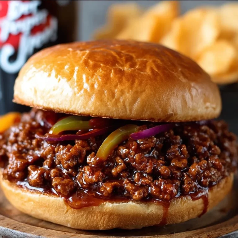 Savory Dr. Pepper BBQ Sloppy Joes Recipe