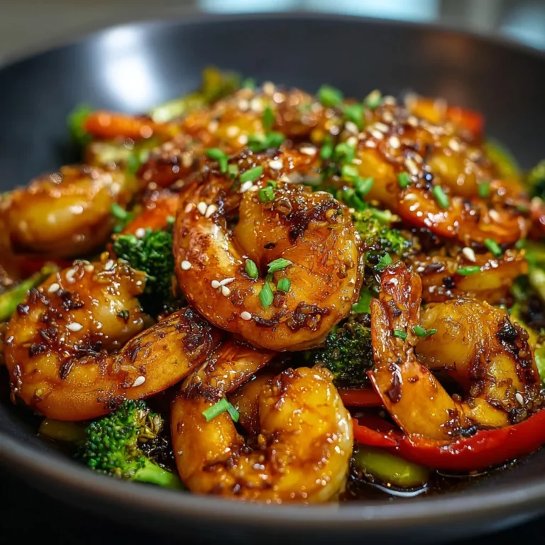 Savory Honey Garlic Shrimp Stir-Fry Recipe