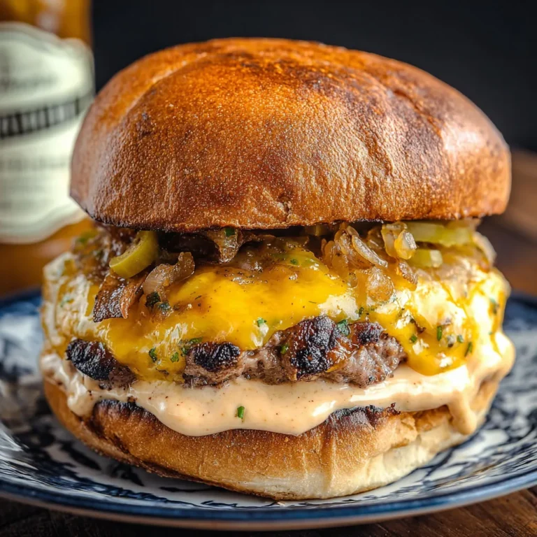 Sizzling Smoked Cajun Cheeseburgers: A Flavorful Delight