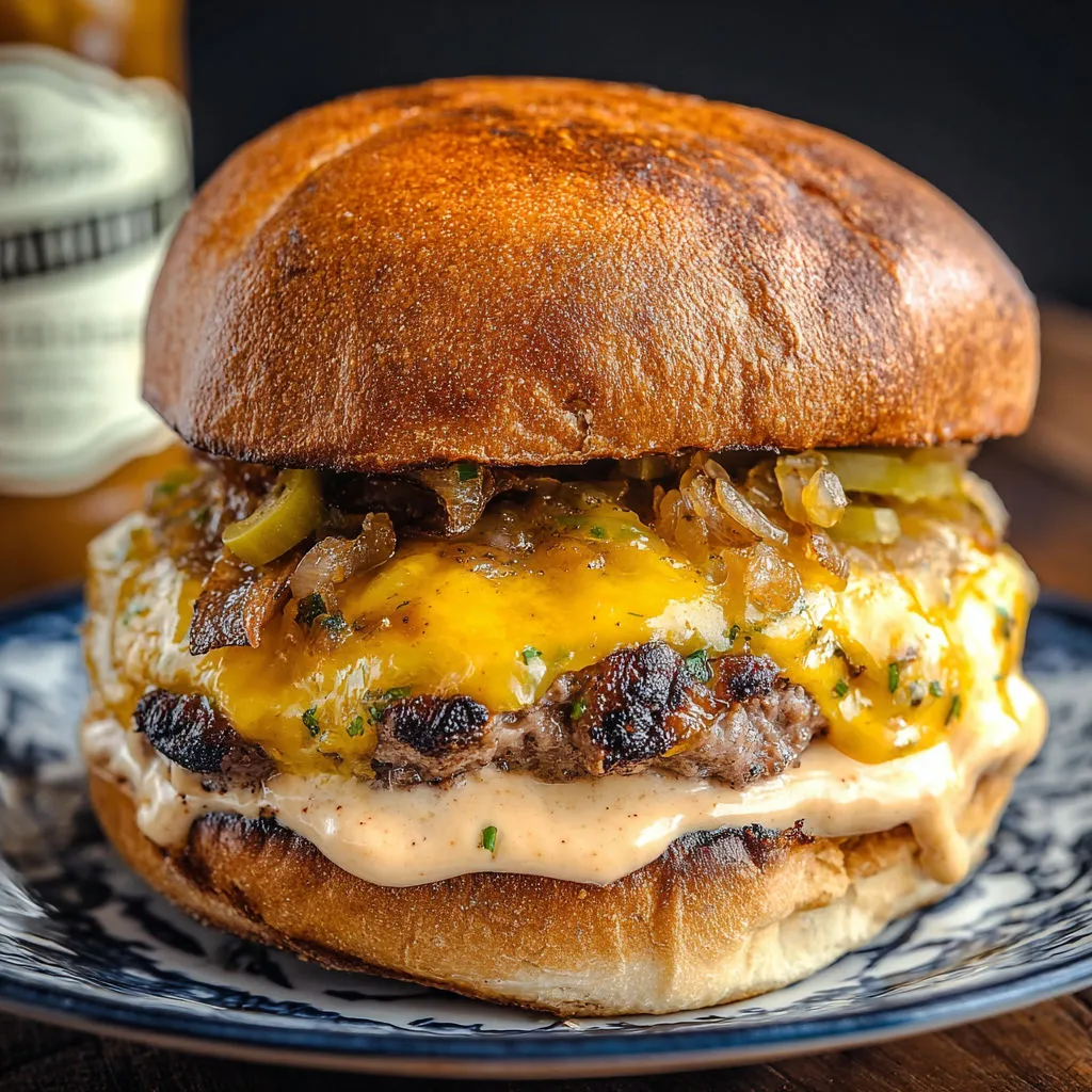 Sizzling Smoked Cajun Cheeseburgers: A Flavorful Delight