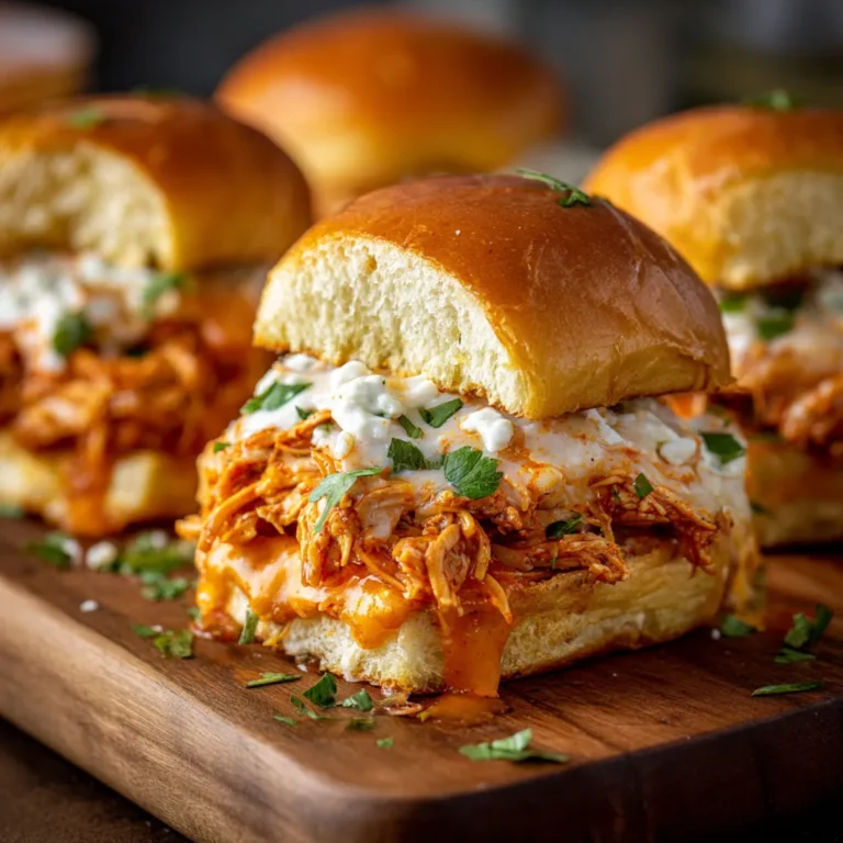 Sizzling Spicy Buffalo Chicken Sliders