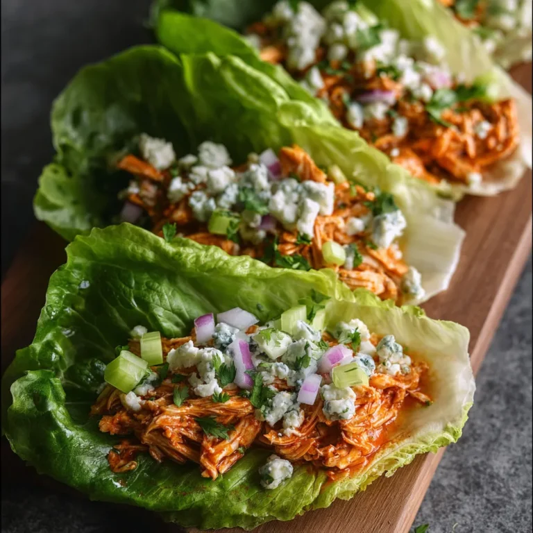 Spicy Buffalo Chicken Lettuce Wrap Recipe