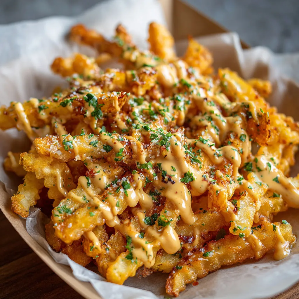 Spicy Cajun Voodoo Cheese Fries