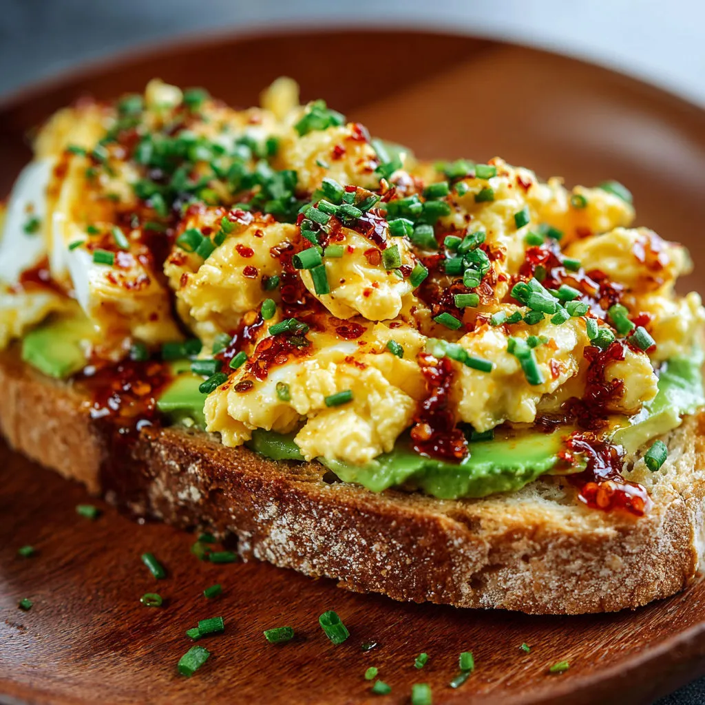Spicy Chili Crisp Egg Toast Recipe