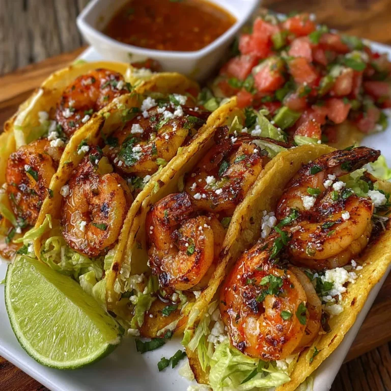 Spicy Chipotle Lime Shrimp Tacos