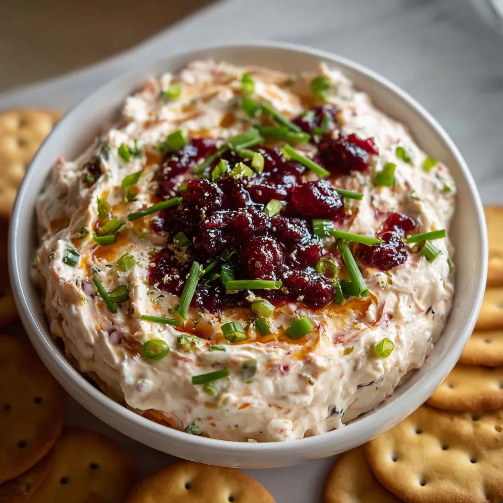 Spicy Cranberry Cream Cheese: Easy Holiday Dip Recipe