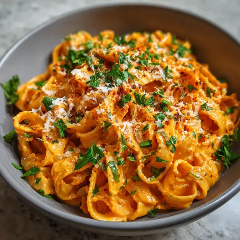 Spicy Gochujang Cream Pasta