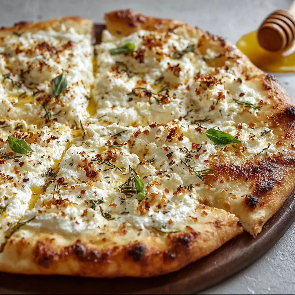 Spicy Honey Ricotta Pizza Recipe