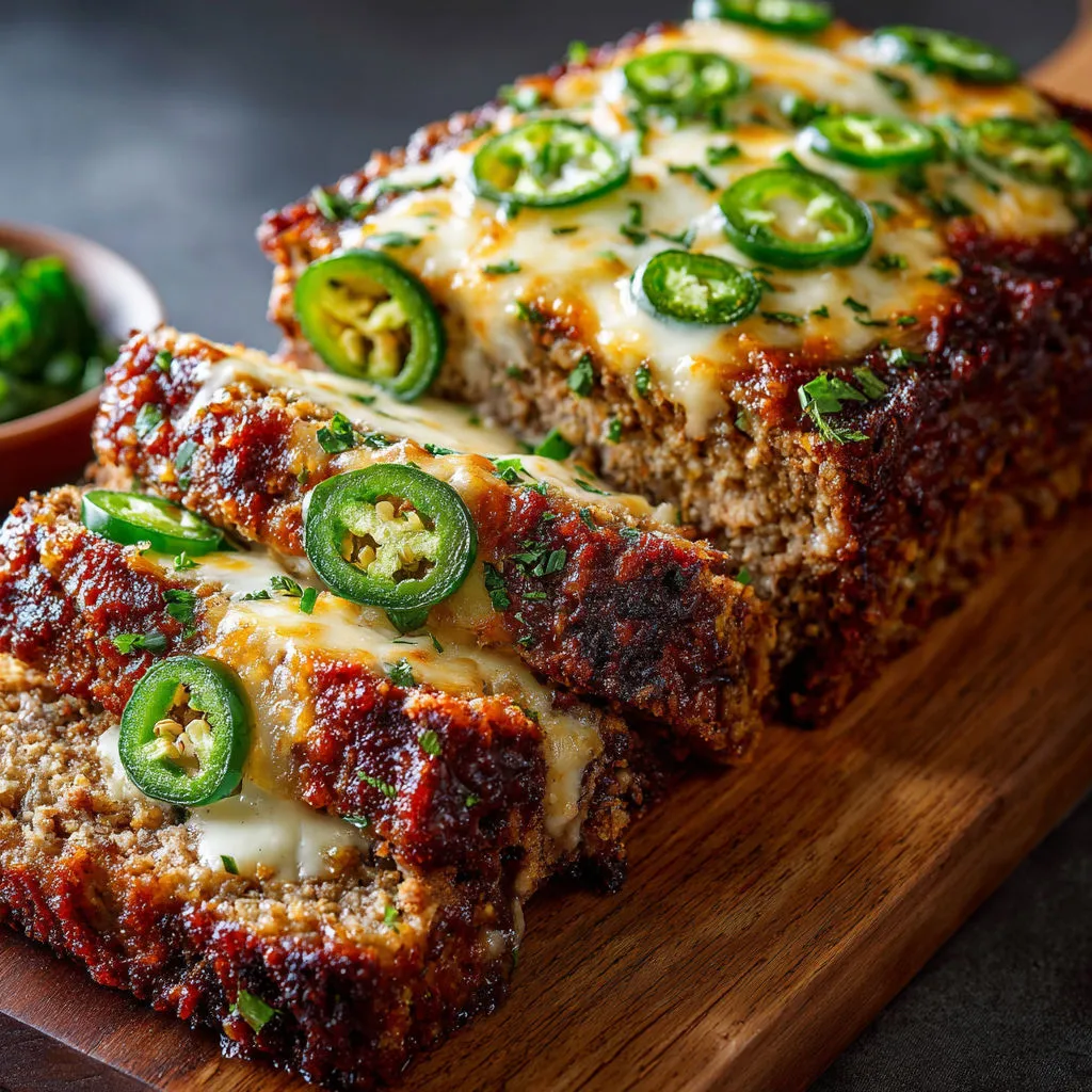 Spicy Jalapeño Popper Meatloaf Recipe