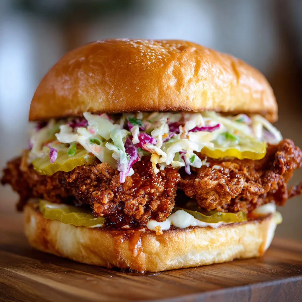 Spicy Nashville Fried Chicken Sandwich Recipe