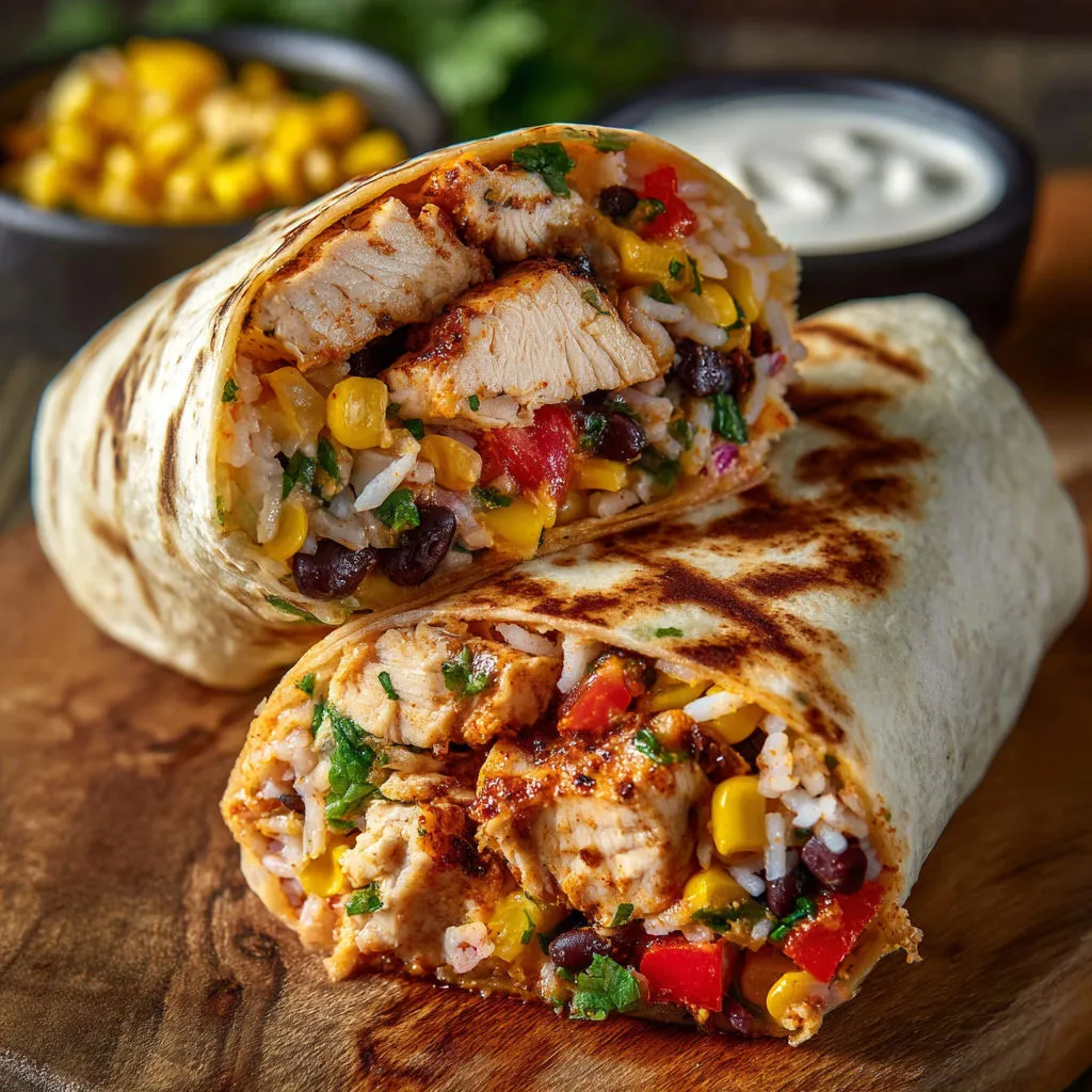 Spicy Southwest Chicken Wrap Recipe