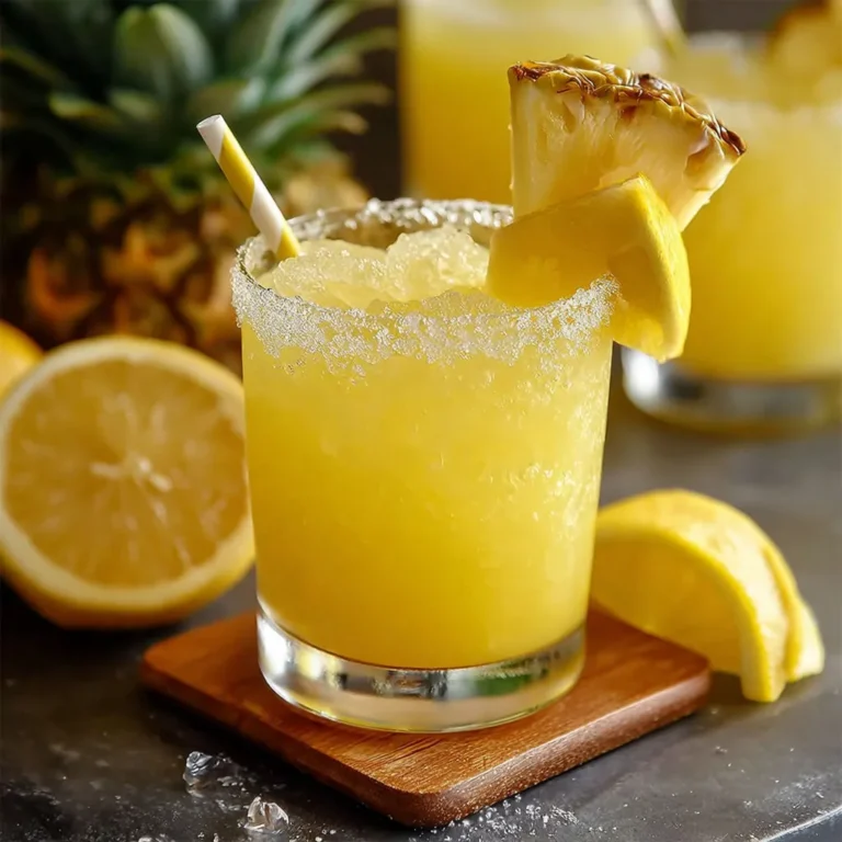 Tropical Pineapple Lemon Drop Cocktail Recipe