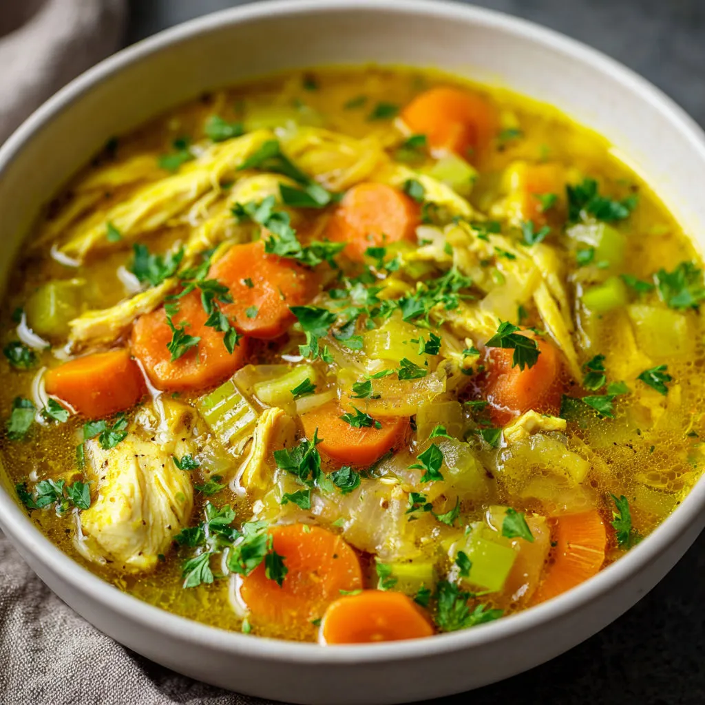 Turmeric Chicken Soup Recipe: Healthy & Anti-Inflammatory