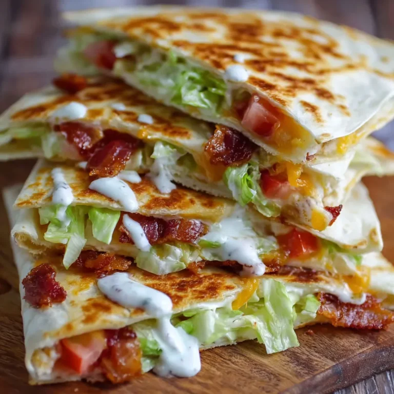 Ultimate Cheesy Bacon Chicken Quesadilla Recipe