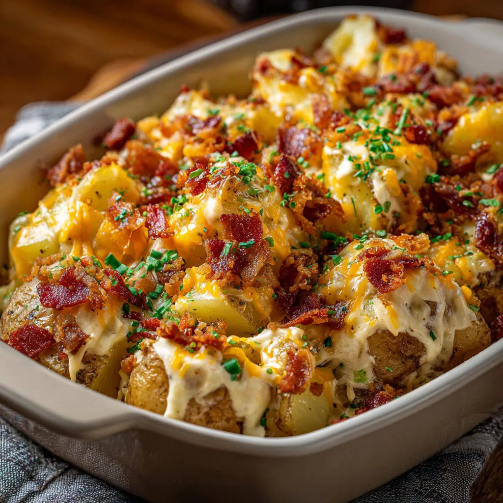 Ultimate Cheesy Mississippi Mud Potatoes