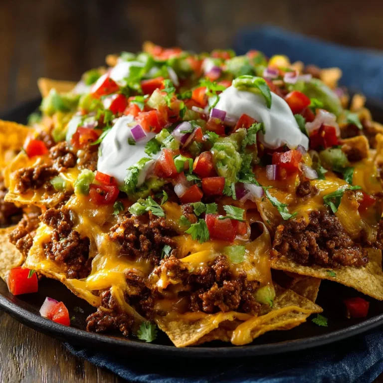 Ultimate Loaded Beef Nachos Recipe