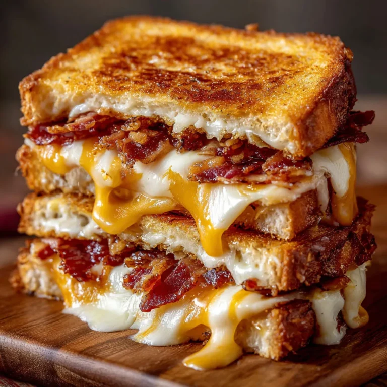 Ultimate Triple Cheese Bacon Melt Recipe