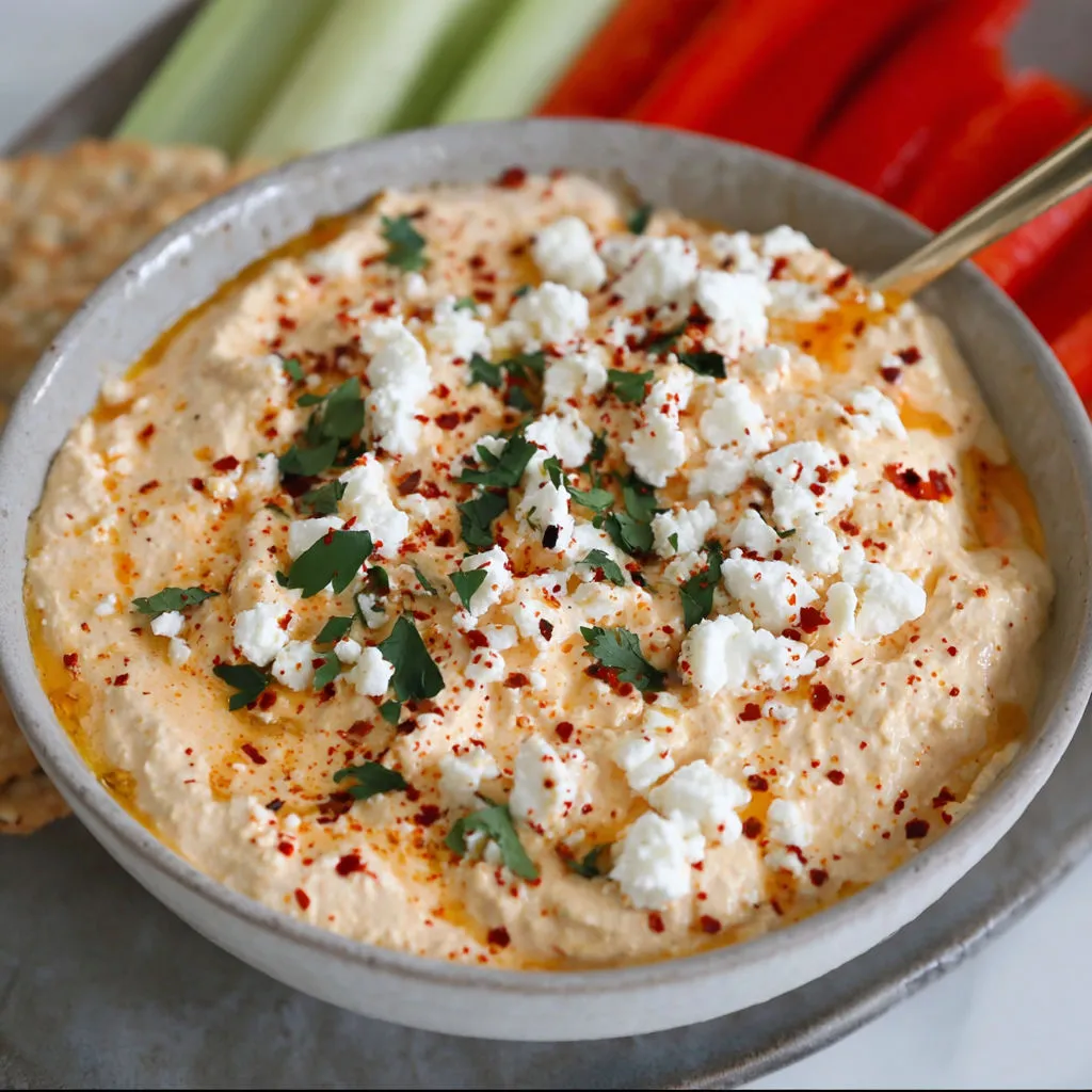 Zesty Spicy Feta Cheese Dip Recipe